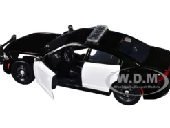 2023 Dodge Charger Pursuit Police Car Black and White 