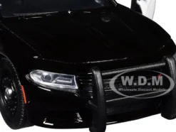 2023 Dodge Charger Pursuit Police Car Black and White 