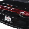 2011 Dodge Charger Pursuit Police Car Black and White with Flashing Light Bar, Front and Rear Lights and 2 Sounds 1/24 Diecast Model Car Motormax 79533