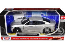 2023 Dodge Charger Pursuit Police Car Silver Metallic 