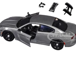 2023 Dodge Charger Pursuit Police Car Gray Metallic 