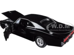 1969 Dodge Charger R/T Black 1/25 Diecast Model Car New Ray 71893 B