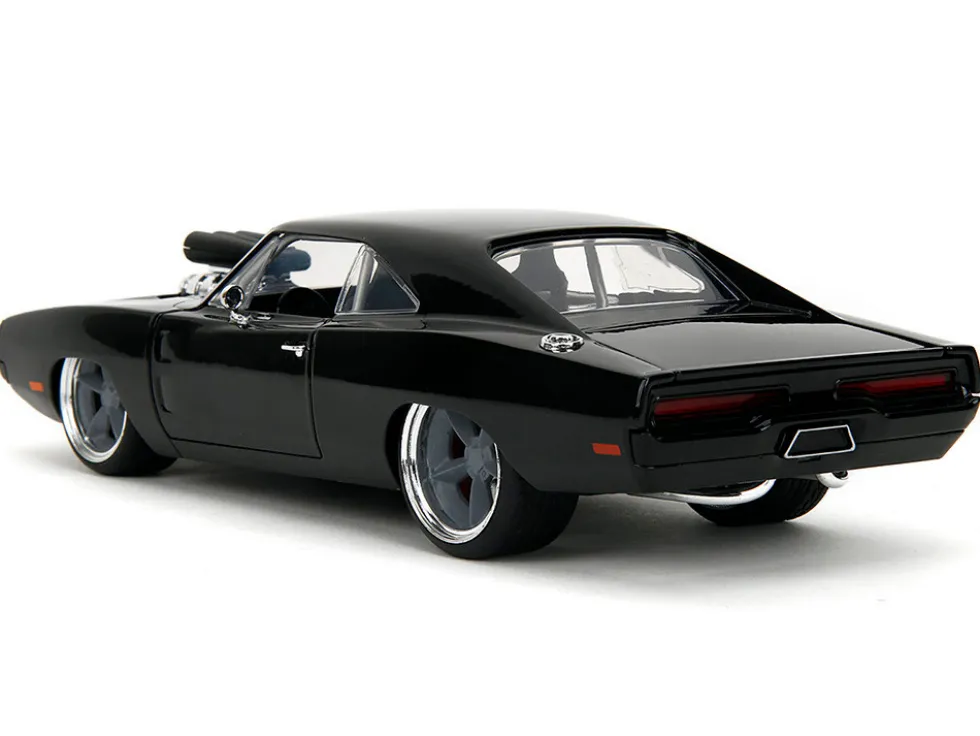 1970 Dodge Charger R/T Black "Fast X" (2023) Movie "Fast & Furious" Series 1/24 Diecast Model Car by Jada
