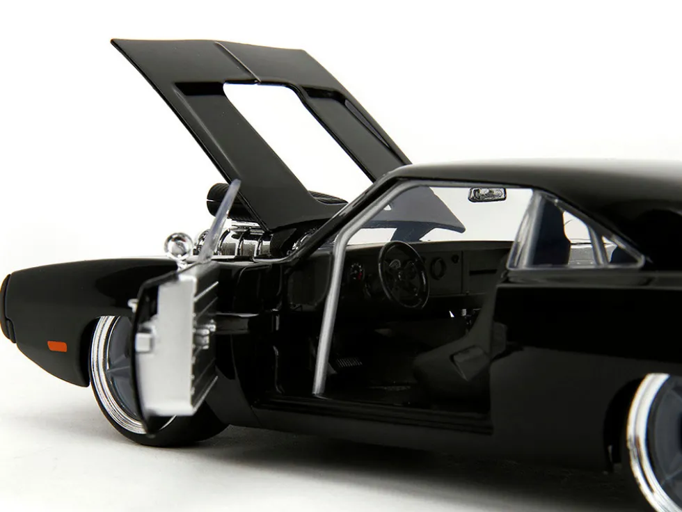 1970 Dodge Charger R/T Black "Fast X" (2023) Movie "Fast & Furious" Series 1/24 Diecast Model Car by Jada
