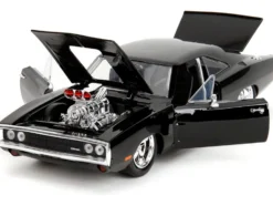 Dodge Charger R/T Black with Dom Diecast Figure 
