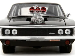 Dodge Charger R/T Black with Dom Diecast Figure 