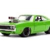 1970 Dodge Charger R/T Bright Green with Black Tail Stripe "Bigtime Muscle" Series 1/24 Diecast Model Car by Jada