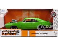 1970 Dodge Charger R/T Bright Green with Black Tail Stripe