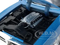 1969 Dodge Charger R/T Hemi Blue 1/25 Diecast Model Car Maisto 31256