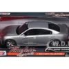 2011 Dodge Charger R/T Hemi Silver 1/24 Diecast Model Car Motormax 73354