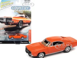 1969 Dodge Charger R/T Orange Country Charger 1/64 Diecast Model Car Johnny Lightning JLSP206