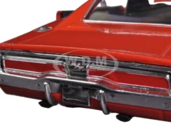 1969 Dodge Charger R/T Orange 1/25 Diecast Car Model New Ray 71893