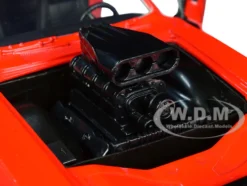 1970 Dodge Charger R/T Voodoo Charger Red Black Bigtime Muscle 1/24 Diecast Model Car Jada 32703