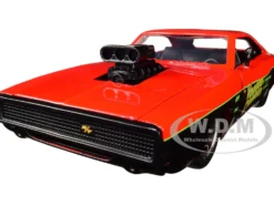 1970 Dodge Charger R/T Voodoo Charger Red Black Bigtime Muscle 1/24 Diecast Model Car Jada 32703