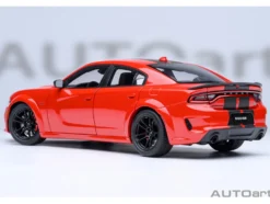 Dodge Charger Scat Pack Widebody Torred with Carbon Stripes 1/18 Model Car by Autoart