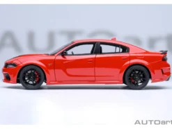 Dodge Charger Scat Pack Widebody Torred with Carbon Stripes 1/18 Model Car by Autoart