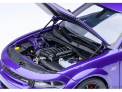 Dodge Charger Scat Pack Widebody Plum Crazy Purple Metallic 1/18 Model Car by Autoart