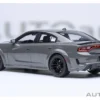 Dodge Charger Scat Pack Widebody Destroyer Gray 1/18 Model Car by Autoart