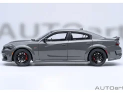 Dodge Charger Scat Pack Widebody Destroyer Gray 1/18 Model Car by Autoart
