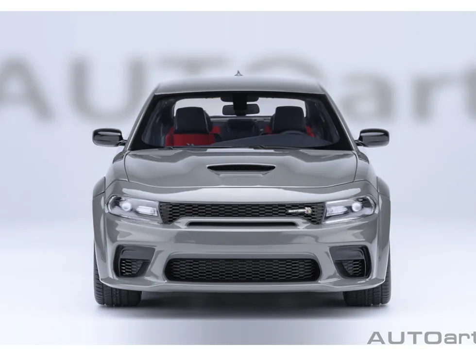 Dodge Charger Scat Pack Widebody Destroyer Gray 1/18 Model Car by Autoart
