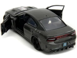 2021 Dodge Charger SRT Hellcat Gray Metallic Fast X 2023 Movie Fast & Furious Series 1/32 Diecast Model Car Jada 34473