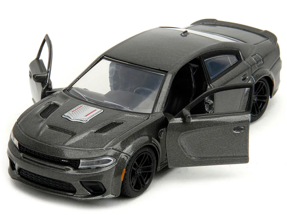 2021 Dodge Charger SRT Hellcat Gray Metallic Fast X 2023 Movie Fast & Furious Series 1/32 Diecast Model Car Jada 34473