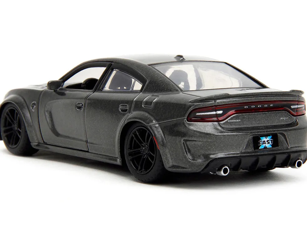 2021 Dodge Charger SRT Hellcat Gray Metallic Fast X 2023 Movie Fast & Furious Series 1/32 Diecast Model Car Jada 34473
