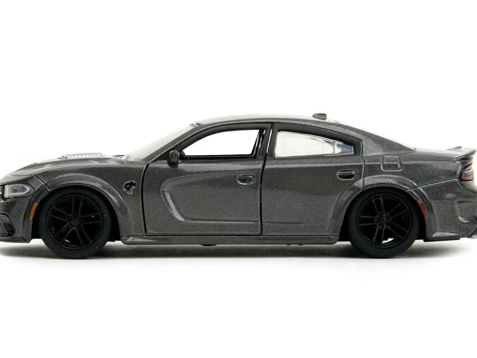 2021 Dodge Charger SRT Hellcat Gray Metallic Fast X 2023 Movie Fast & Furious Series 1/32 Diecast Model Car Jada 34473