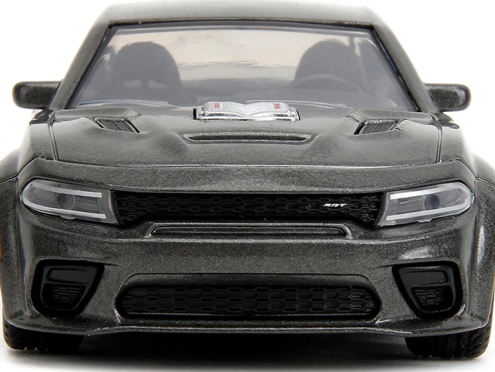 2021 Dodge Charger SRT Hellcat Gray Metallic Fast X 2023 Movie Fast & Furious Series 1/32 Diecast Model Car Jada 34473