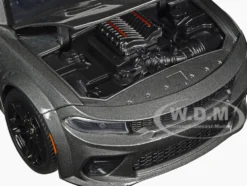 2021 Dodge Charger SRT Hellcat Gray Metallic Fast & Furious Series 1/24 Diecast Model Car Jada 34472