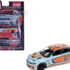 2021 Dodge Charger SRT Hellcat #01 "Gulf Oil-MOPAR" Light Blue and Orange Limited Edition to 4800 pieces Worldwide 1/64 Diecast Model Car by Auto World