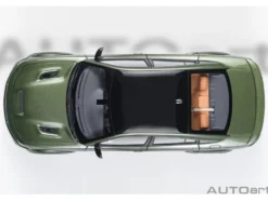 Dodge Charger SRT Hellcat Redeye F8 Green Metallic with Matt Black Top 1/18 Model Car by Autoart