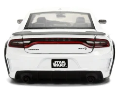 2021 Dodge Charger SRT Hellcat White with Graphics and Stormtrooper Figure 