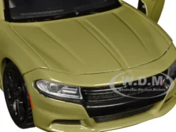 2023 Dodge Charger SXT Green Metallic Timeless Legends Series 1/24 Diecast Model Car Motormax 79387GRN