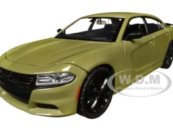 2023 Dodge Charger SXT Green Metallic Timeless Legends Series 1/24 Diecast Model Car Motormax 79387GRN