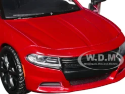 2023 Dodge Charger SXT Red Metallic "Timeless Legends" Series 1/24 Diecast Model Car by Motormax