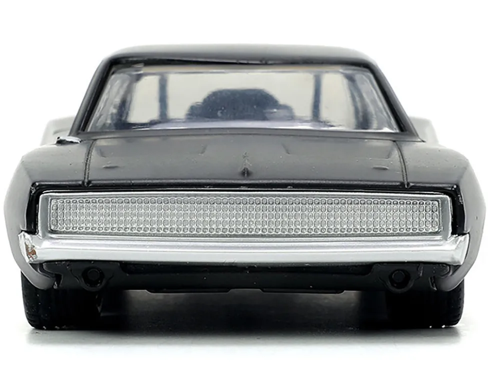 1968 Dodge Charger Widebody Matt Black with Bronze Tail Stripe "F9" (2021) Movie "Fast & Furious" Series 1/32 Diecast Model Car by Jada