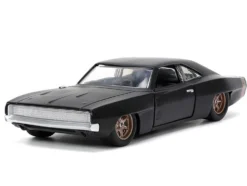 1968 Dodge Charger Widebody Matt Black with Bronze Tail Stripe