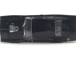 1970 Dodge Charger with Blown Engine Black 1/43 Diecast Model by IXO Models