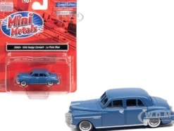 1950 Dodge Coronet La Plata Blue 1/87 (HO) Scale Model Car Classic Metal Works 30665