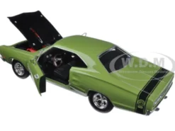 1969 Dodge Coronet Super Bee Green 1/24 Diecast Model Car Motormax 73315