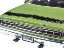 1969 Dodge Coronet Super Bee Green 1/24 Diecast Model Car Motormax 73315