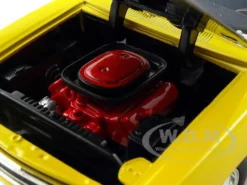 1969 Dodge Coronet Super Bee Yellow 1/24 Diecast Car Model Motormax 73315