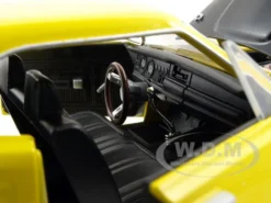 1969 Dodge Coronet Super Bee Yellow 1/24 Diecast Car Model Motormax 73315