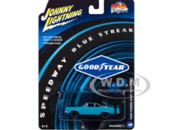 1969 Dodge Dart GTS 340 Blue with Black Top and Stripes
