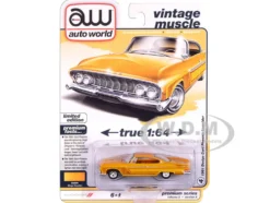 1961 Dodge Dart Phoenix Lowrider Mango Smoothie Metallic with Graphics and Orange Interior 