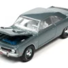 1971 Dodge Dart Swinger 340 Special Light Gunmetal Gray Metallic Black Tail Stripe Vintage Muscle Limited Edition 1/64 Diecast Model Car Auto World 64362-AWSP105A