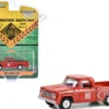 1963 Dodge D-100 Pickup Truck "47th International 500 Mile Sweepstakes - Indianapolis 500 Official Truck" Red "Hobby Exclusive" Series 1/64 Diecast Model Car by Greenlight