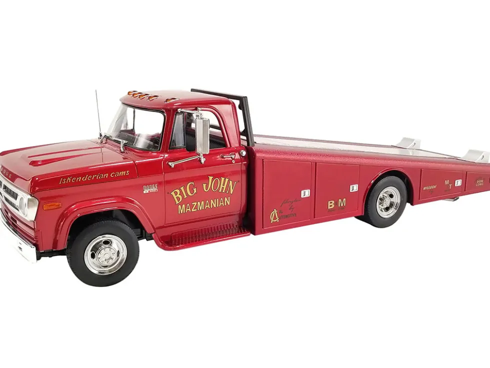 1970 Dodge D 300 Ramp Truck Mazmanian Limited Edition to 400 pieces Worldwide 1/18 Diecast Model Car ACME A1801915
