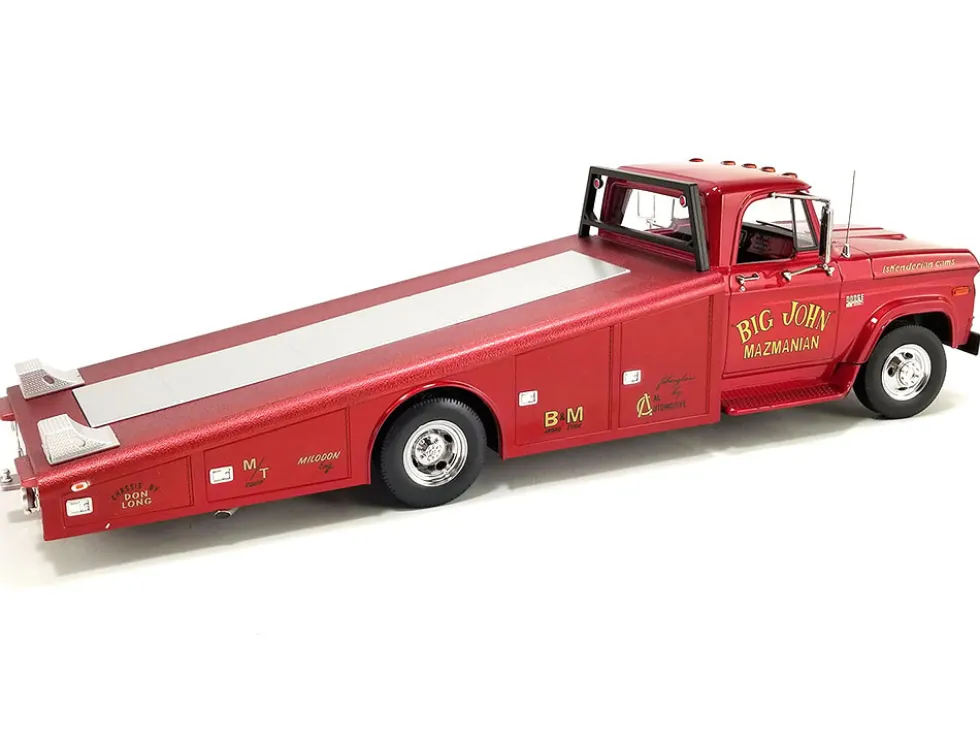 1970 Dodge D 300 Ramp Truck Mazmanian Limited Edition to 400 pieces Worldwide 1/18 Diecast Model Car ACME A1801915